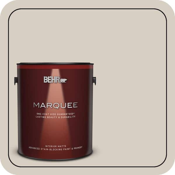 BEHR MARQUEE 1 gal. #BWC-24 Mocha Light Matte Interior Paint & Primer