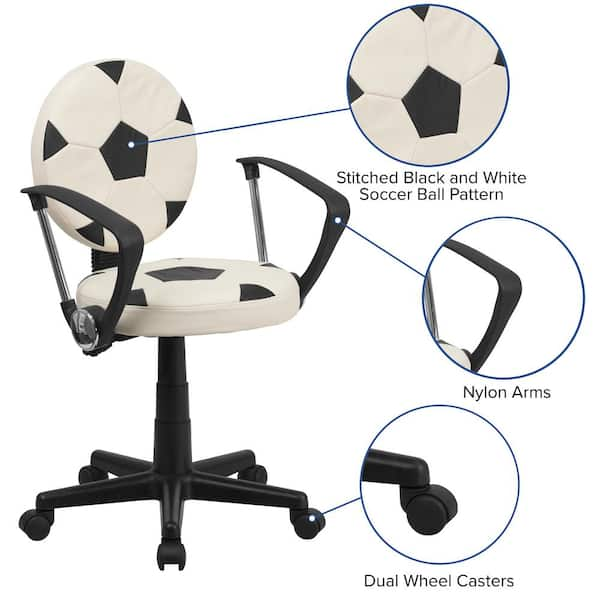 soccer ball swivel chair