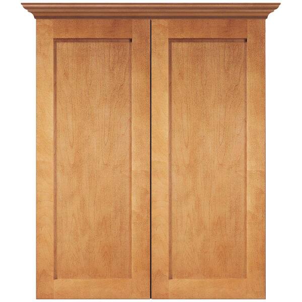 MasterBath Elite Shaker 24 in. W Bath Storage Cabinet in Cinnamon