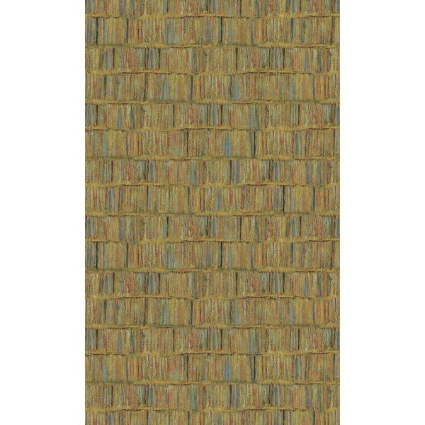 Walls Republic Yellow Geometric Brushstrokes Tiles Printed Non-Woven Paper Paste the Wall Textured Wallpaper 57 sq. ft.