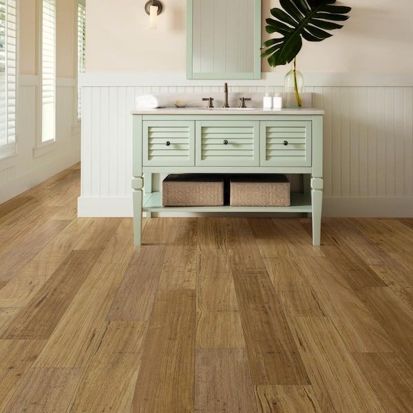 Classy Chic Jet-Setter Ginger 12 MIL x 7 in. x 48 in. Glue Down Waterproof Luxury Vinyl Plank (51.33 sq. ft./Ctn)