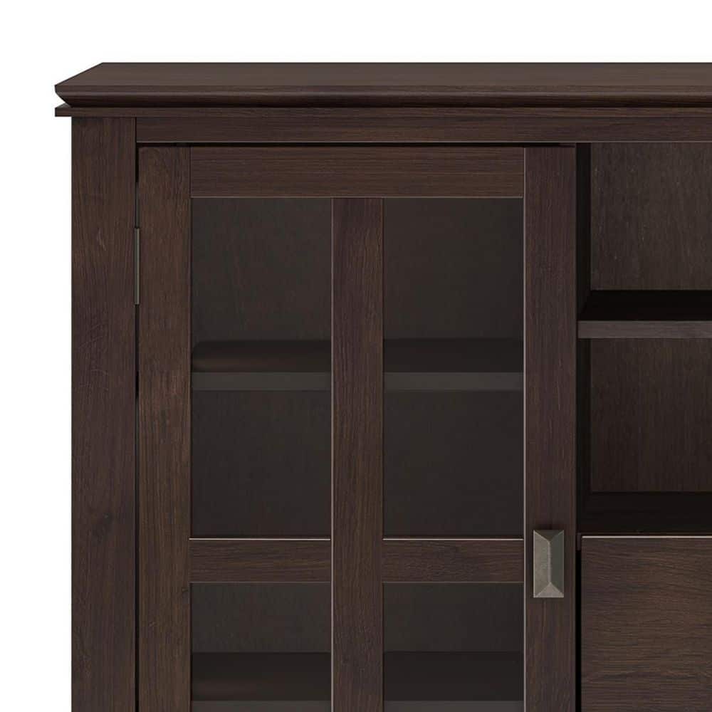 Artisan Contemporary 53" TV Media Stand in Dark Chestnut Brown