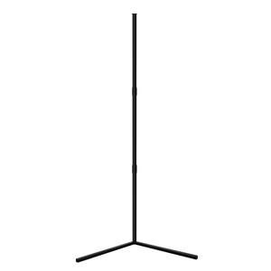 52 in. Black Metal Stand Right Corner Floor Lamp