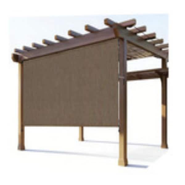 10 x 8 ft Outdoor Roller Shade, Cordless Patio Blinds Roll Up Shades for  Pergola Gazebo, Privacy Screen with UV Block