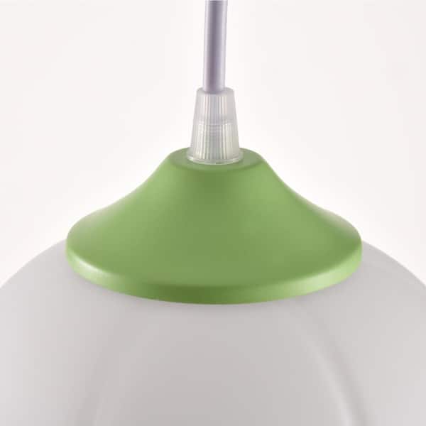 GREENVILLE SIGNATURE Santhia 60-Watt 3-Light Green Pendant Light