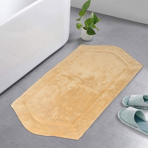 Waterford Collection 100% Cotton Tufted Bath Rug, 24 x 40 Rectangle, Yellow