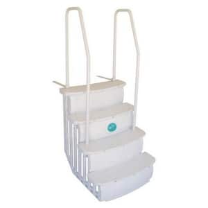 Entry Steps Ladder with LED Light Plus 2 Weights for Above Ground Pool