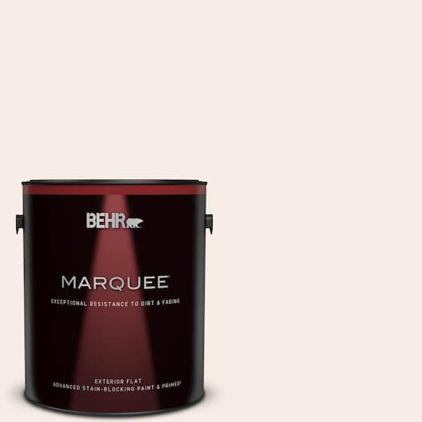 BEHR MARQUEE 1 gal. #PWN-68 Angelic White Flat Exterior Paint & Primer