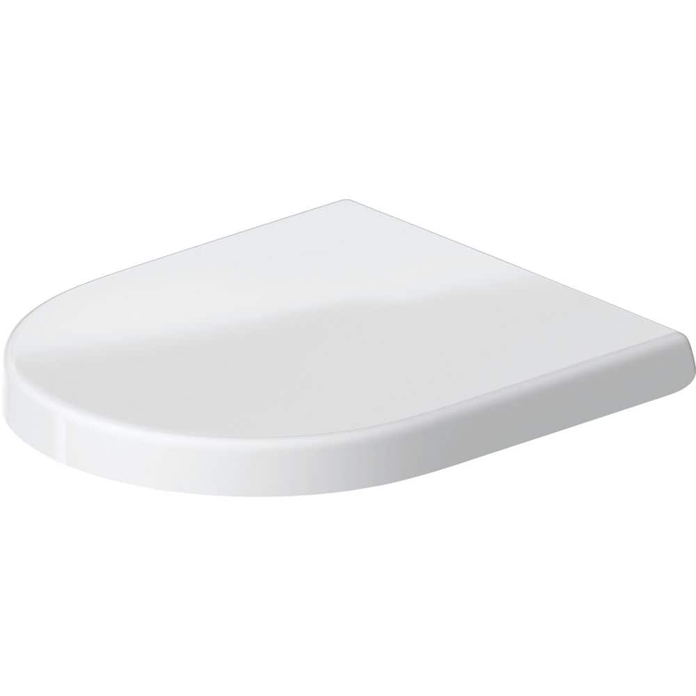 EAN 4021534634338 product image for Seat Elongated Closed Front Toilet Seat in White | upcitemdb.com