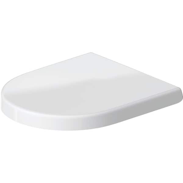 Duravit Seat Elongated Closed Front Toilet Seat in White