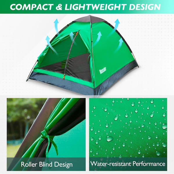 POLER　TWO MAN TENT　色：CORAL REEF GREEN Tents | 2+ Person, Easy Setup, Waterproof Camping Tents | Poler