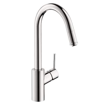 Talis S² Single-Handle Pull Down Sprayer Kitchen Faucet with QuickClean in Chrome