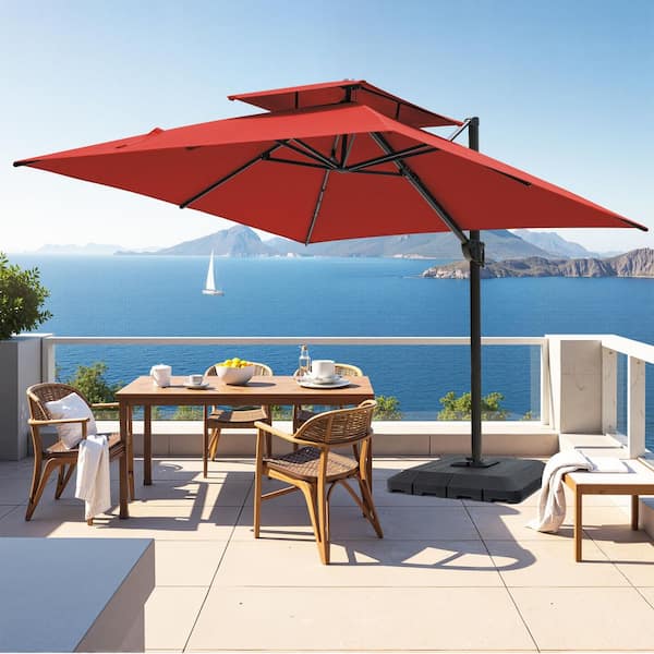Square - 10 ft. - Patio Umbrellas - The Home Depot