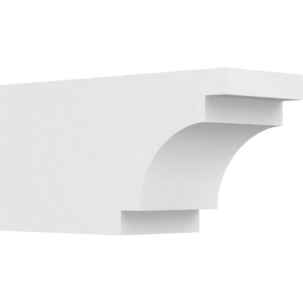 Ekena Millwork 6 in. x 8 in. x 16 in. Mediterranean PVC Rafter Tail Brace
