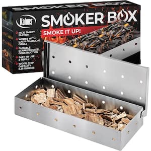 Stainless Steel Gas or Charcoal Smoker Box