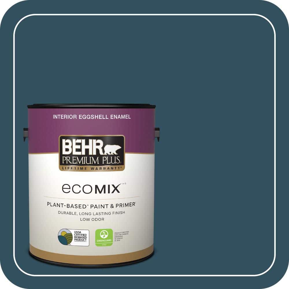 1 gal. #540F-7 Velvet Evening Eggshell Enamel EcoMix Plant-Based Interior Paint & Primer price history on PriceWatchPro