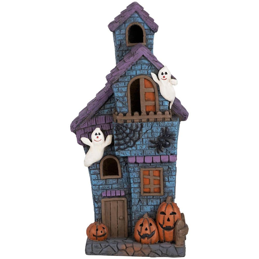 LED Lighted Haunted House with Ghosts Halloween Decoration - 22.75 in. price history on PriceWatchPro