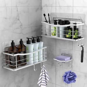 Better Living Aluminum Glide Shower Shelf in Black 11680 - The Home Depot