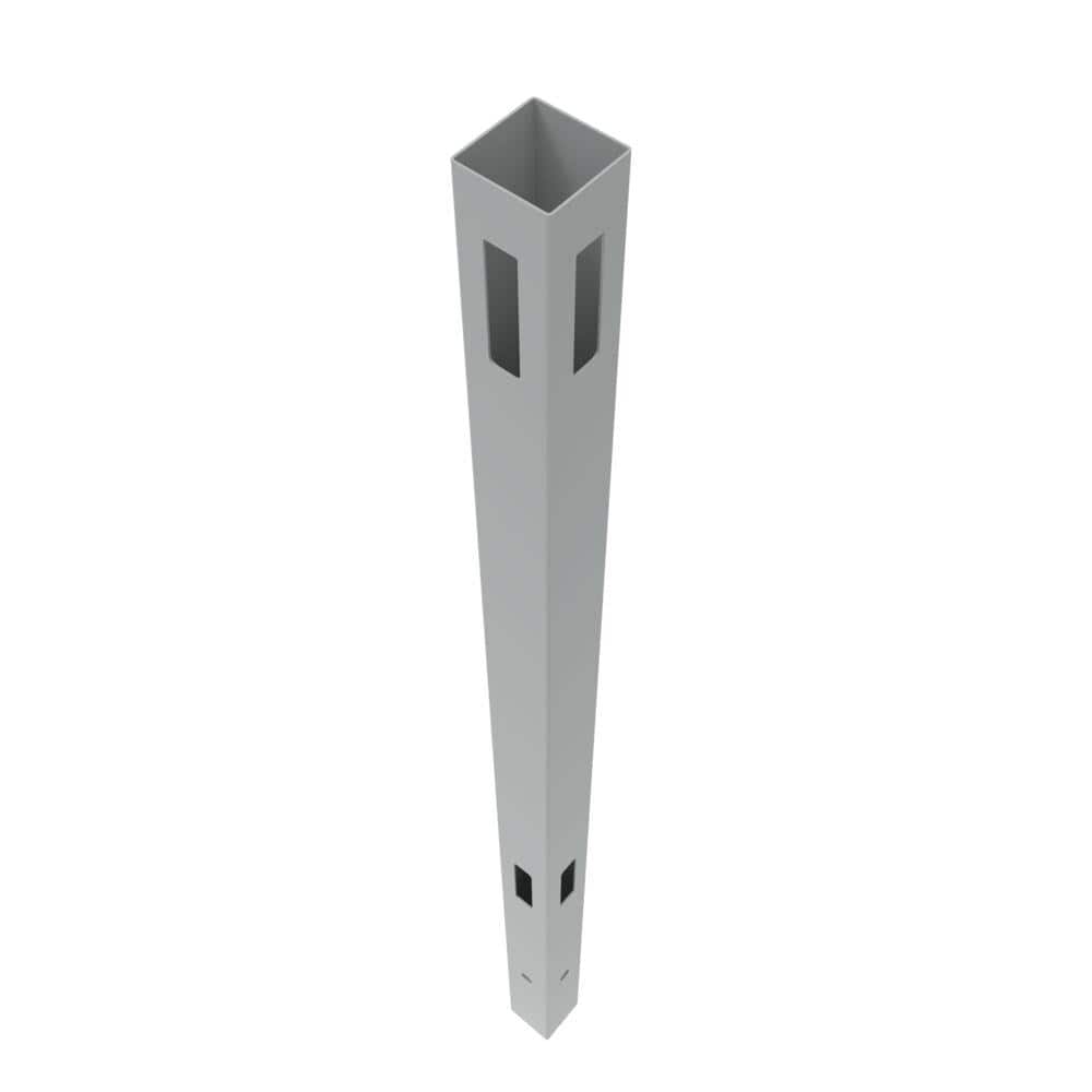 Horizontal Fence 5 in. x 5 in. x 108 in. Gray Vinyl Corner Post price history on PriceWatchPro