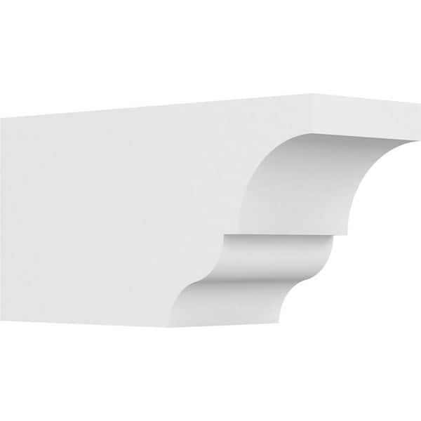 Ekena Millwork 6 in. x 8 in. x 16 in. Asheboro PVC Rafter Tail Brace