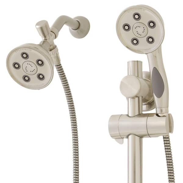 Speakman 3-spray 3.75 in. Dual Shower Head and Handheld Shower Head in Brushed Nickel