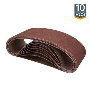PW6041 5 PACK ASSORTMENT by Peachtree Woodworking KEYSTONE HIGH QUALITY 4 X 24 SANDING BELT 