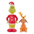 Grinch 4 ft. LED Max Inflatable 23GM81704 - The Home Depot