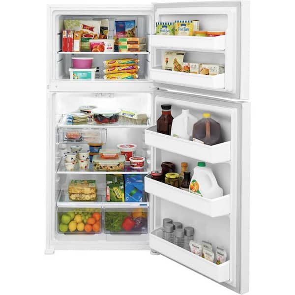 30 in. 18.3 cu. ft. Garage Ready Top Freezer Refrigerator in White, ENERGY STAR