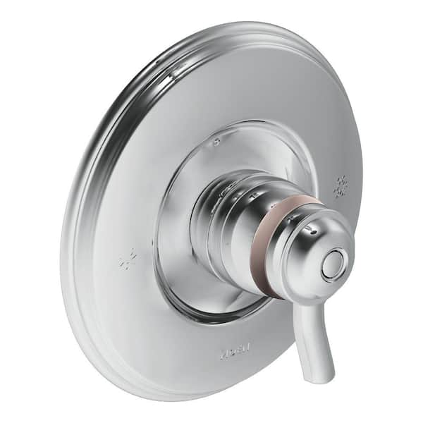 MOEN Rothbury ExactTemp 1-Handle Wall-Mount Valve Trim Kit in Chrome (Valve Not Included)