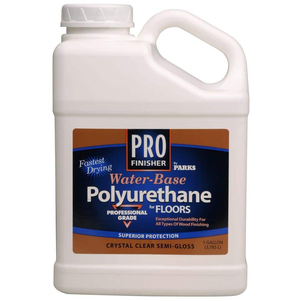 Rust-Oleum Parks Pro Finisher 1 gal. Clear Semi-Gloss Water-Based  Polyurethane for Floors 258691 - The Home Depot