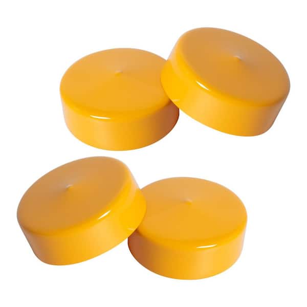 4 in. ID Dust Collection End Cap for 4 in. OD Pipes for Woodworking Dust Systems (4-Pack)