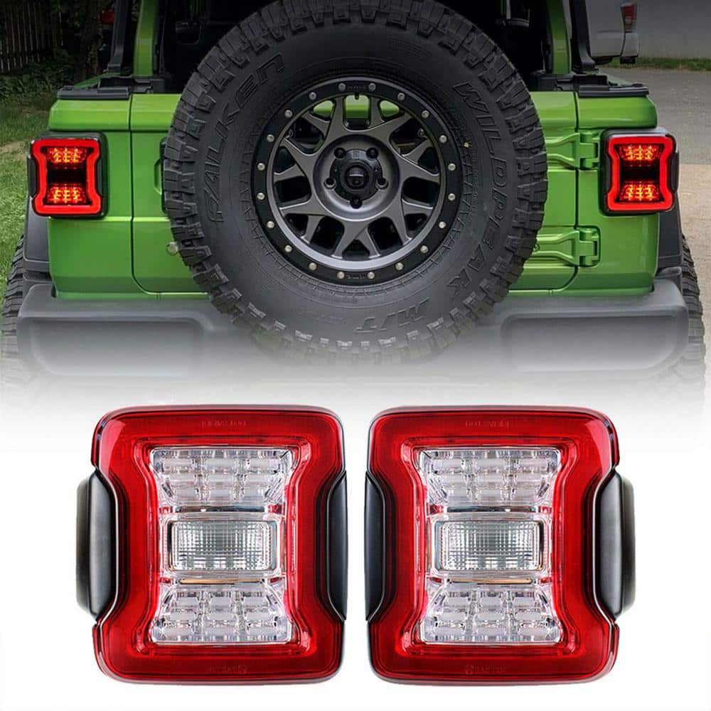 AMERICAN MODIFIED LED Tail Lights for 2018-2019 Jeep Wranglers, Pair ...