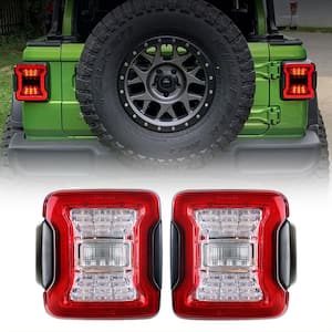 LED Tail Lights for 2018-2019 Jeep Wranglers, Pair