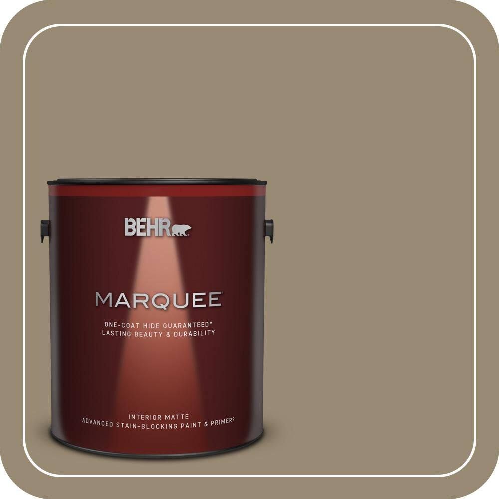 1 gal. #N310-5 Weathered Fossil Matte Interior Paint & Primer price history on PriceWatchPro