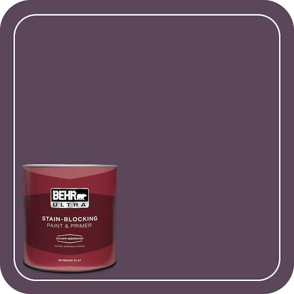 BEHR ULTRA 1 qt. #T11-3 Strike a Pose Extra Durable Flat Interior Paint & Primer