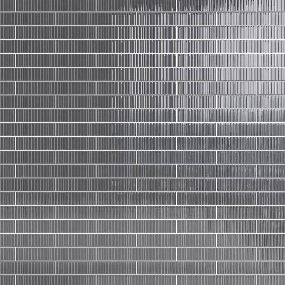 Nova Iron Gray Decor 1.97 in. x 11.81 in. Polished Ceramic Subway Tile Sample price history on PriceWatchPro
