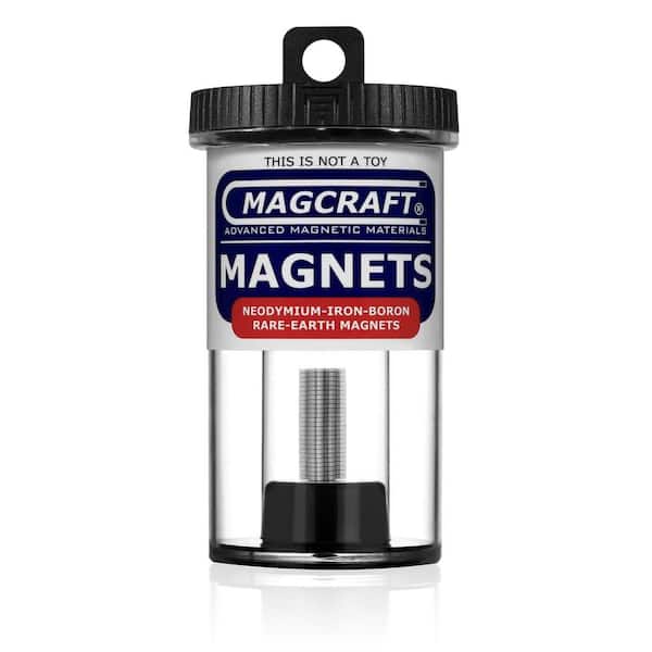 Magcraft Rare Earth 1/8 in. x 1/32 in. Disc Magnets (150-Pack)