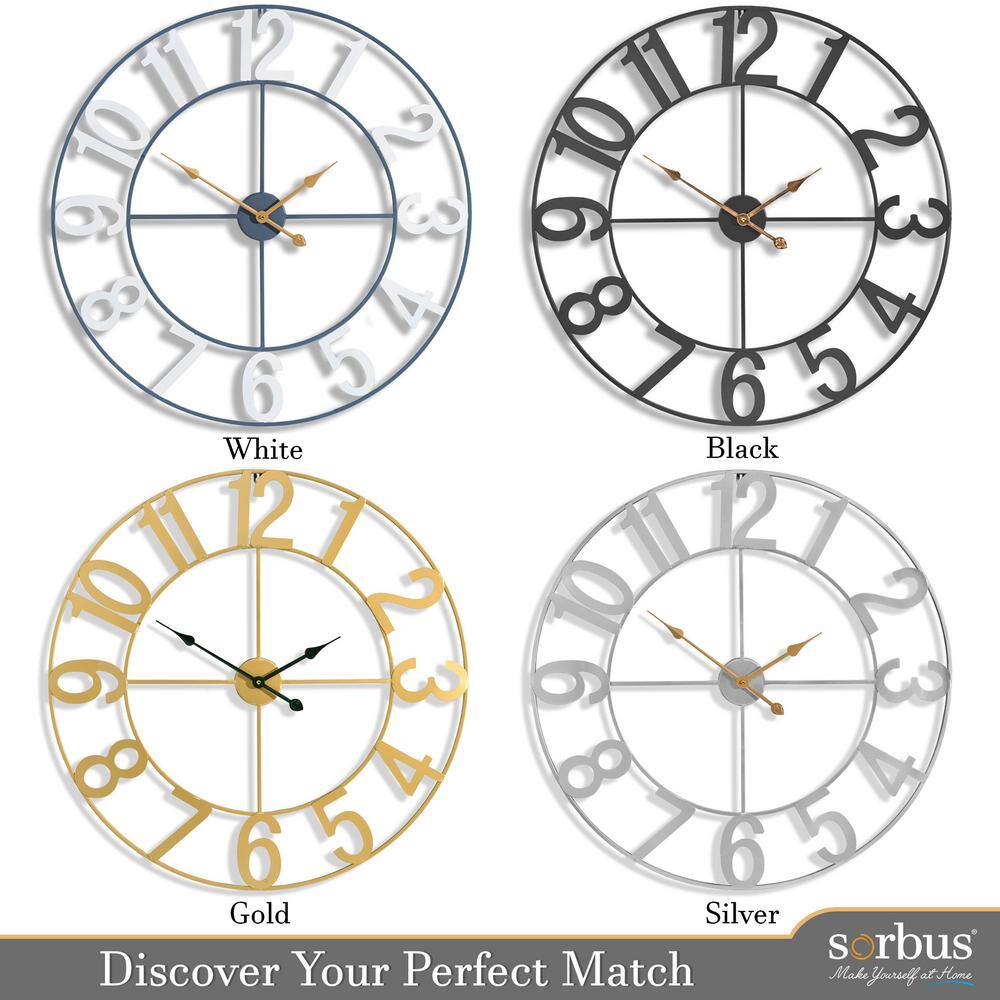 https://images.thdstatic.com/productImages/6e2a4e01-2af2-43be-bbb6-ccab50e2a868/svn/gold-sorbus-wall-clocks-clk-wal80n-gld-76_1000.jpg