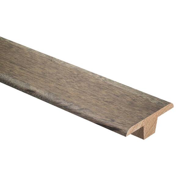 Zamma Hickory Iron Gate 3/8 in. Thick x 1-3/4 in. Wide x 94 in. Length Hardwood T-Molding