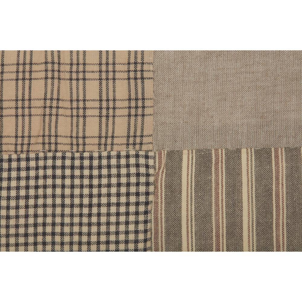 Sawyer Mill Farmhouse / Country Cotton Patchwork Coverlet Set
