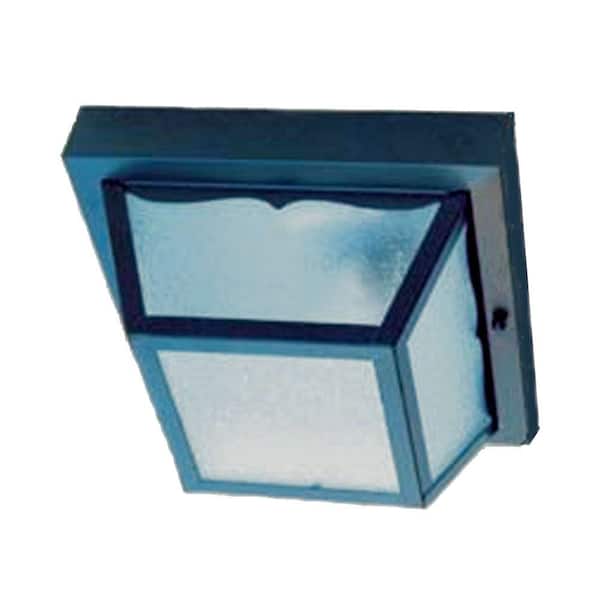Acclaim Lighting Builder's Choice Collection Ceiling-Mount 1-Light Matte Black Outdoor Light Fixture