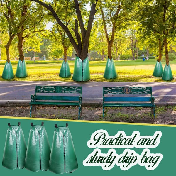 Buy 25 Pack Tree Watering Bag, 20 Gallon Slow Release Watering Bag For Trees Premium Pvc Shrub Watering Bag With Heavy Duty Zipper Durable Reusable Drip Irrigation Bag