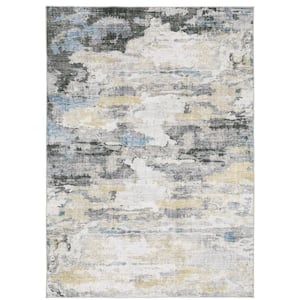 Madelyn Multi-Colored 2 ft. x 3 ft. Abstract Area Rug