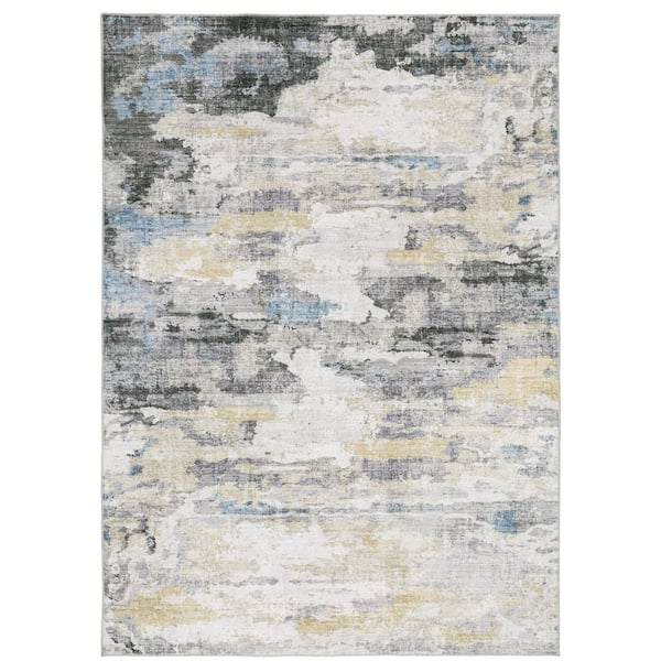 AVERLEY HOME Madelyn Multi-Colored 2 ft. x 3 ft. Abstract Area Rug