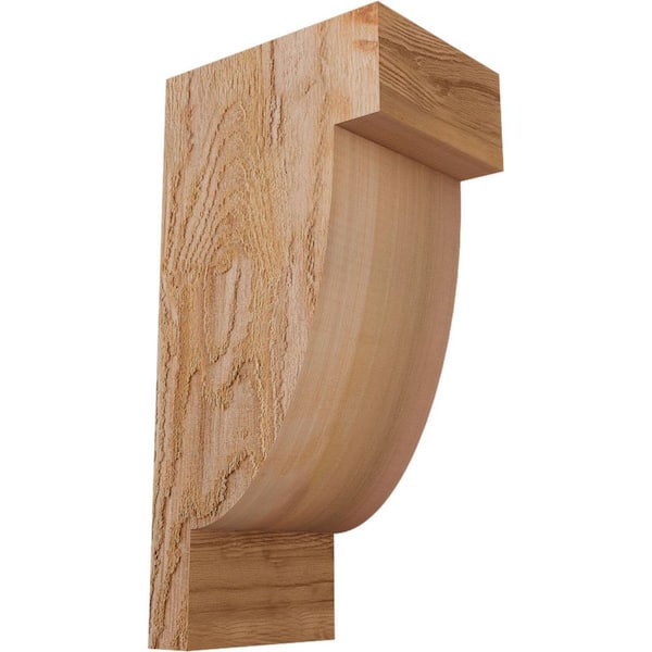 Ekena Millwork 6 in. x 8 in. x 16 in. Western Red Cedar Alpine Rough Sawn Corbel