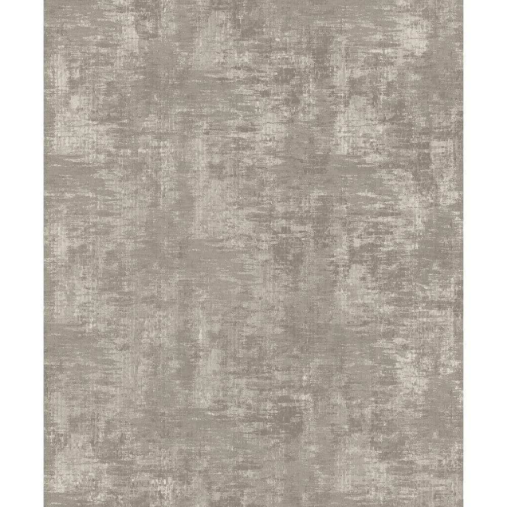 Lustre Collection Brown/Gold Distressed Plaster Metallic Finish Paper on No