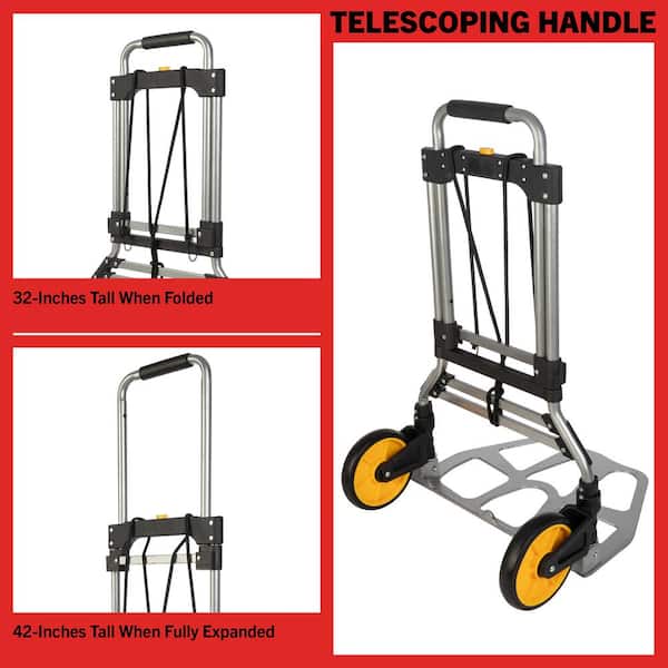 Folding Dolly Cart with 330lb Capacity by Stalwart