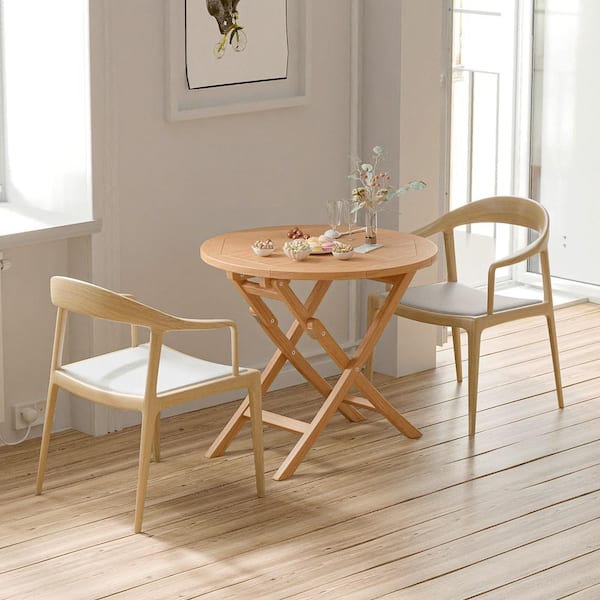 WAQ × DOORS　FOLDING WOOD TABLE Folding - Wood - Patio Dining Tables - The Home Depot