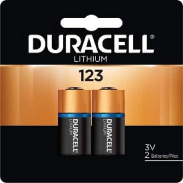Duracell Duracell 123 High Power Lithium Batteries 2 Pack 004133303027 The Home Depot