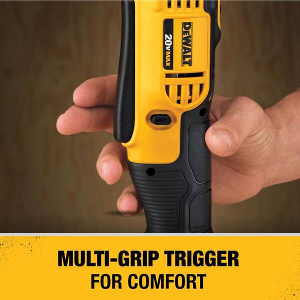 DEWALT 20V MAX Cordless 3/8 in. Right Angle Drill/Driver and (1) 20V 3.0Ah  Battery and Charger DCB230CW740B - The Home Depot